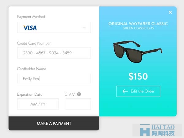 電商網(wǎng)站設(shè)計(jì)支付界面賞析