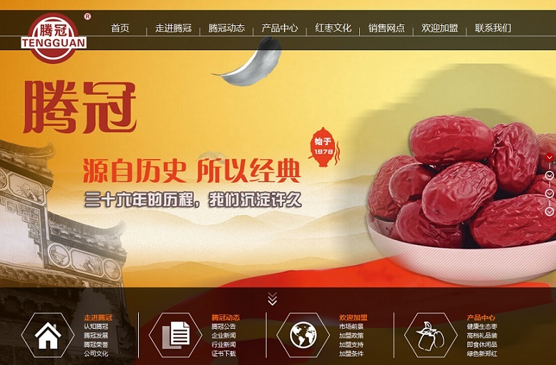 10個食品公司網(wǎng)站設(shè)計欣賞